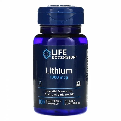 Life Extension Lithium 100 мкг 100 капс.