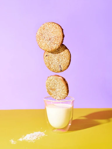 SNAQ FABRIQ Печенье глазированное Сливочное с кокосом, 35 г 