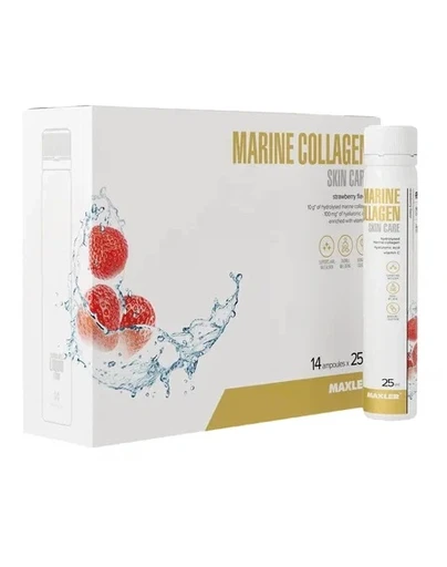 Maxler «Marine Collagen Skincare» Strawberry flavor, 14*25 мл