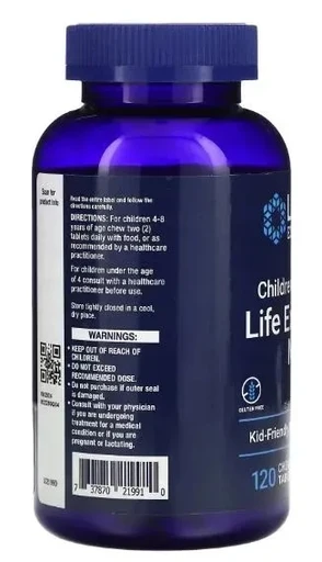 LIFE EXTENSION Children's Formula Mix 120 жев таб 
