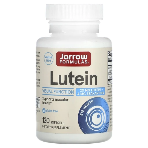 Jarrow Formulas Lutein 20 MG, Лютеин, 60 капсул