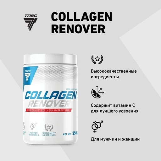 Trec Nutrition Collagen Renover 350 г - клубника-банан 