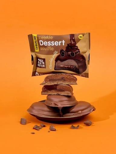 CHIKALAB Печенье глазированное Шоколадное суфле 55 г 