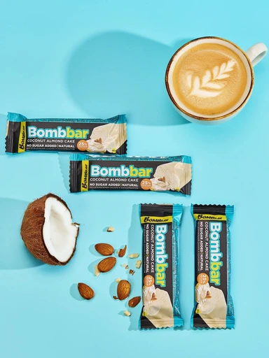 BOMBBAR Батончик глазированный Миндально-кокосовый торт 40 г 