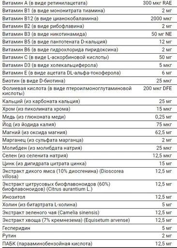 UNIFORCE Active Woman Multivitamins 100 капс 