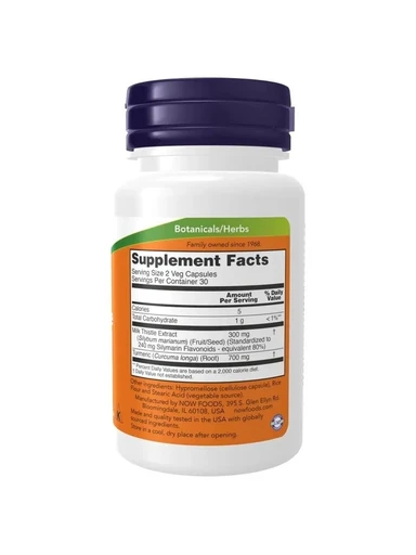 Nature Foods Milk thistle extract 60 caps 