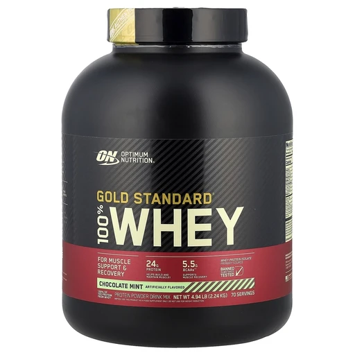OPTIMUM NUTRITION 100% Whey Gold Standard 2270 гр - шоколад-ментол