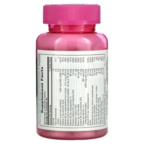 Nature's Plus POWER TEEN (HER) CHEWABLE 60 жевательных таблеток 