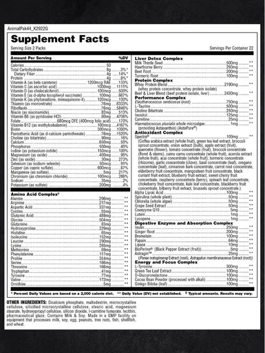 Animal PAK 44 пак (NEW) 