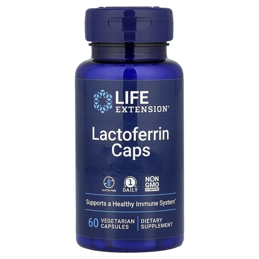 LIFE EXTENSION Lactoferrin Caps 60 вег капс