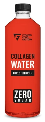 FITNESS FOOD FACTORY COLLAGEN WATER,  0,5л, Малина-земляника-черника
