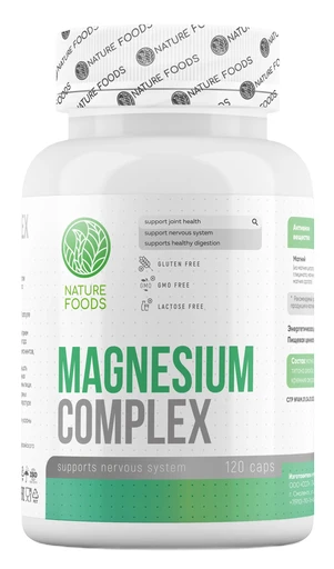 Nature Foods Magnesium complex 120 caps