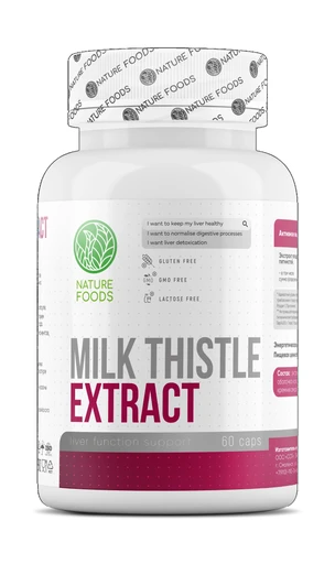 Nature Foods Milk thistle extract 60 caps