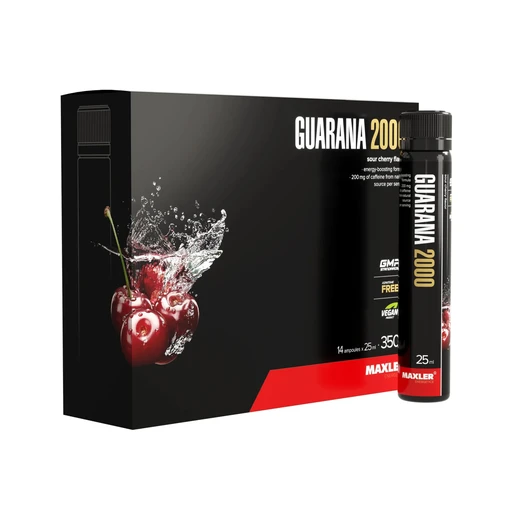 Maxler Guarana 2000 25 мл - вишня
