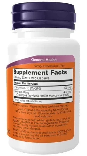NOW CoQ 10 100 mg 30 vcaps 