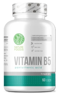 Nature Foods Vitamin B5 60 капс