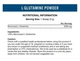 Applied Nutrition L-GLUTAMINE POWDER 250G