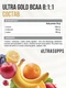 ULTRASUPPS Ultra Gold BCAA 8:1:1 300 г - фруктовый пунш