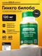California Gold Nutrition EuroHerbs Ginkgo Biloba Extract Euromed Quality 120mg 60 Veggie Capsules