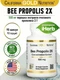 California Gold Nutrition Bee Propolis 2X, Concentrated Extract 500mg 90 Veggie Caps