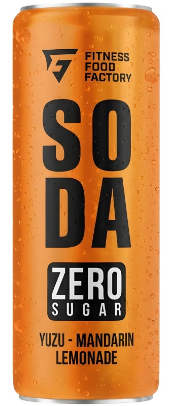 Fitness Food Factory SODA 330мл - клубничный крем